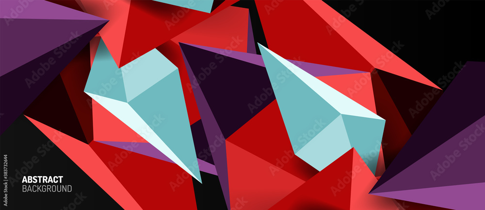 3d low poly abstract shape background vector illustration 3d low poly abstract shape background vector illustration