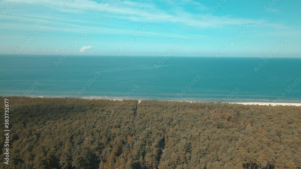 Gorgeous View Of An Island With Green Trees and Turquoise Water - Perfect for Summer Destination - Aerial Shot Gorgeous View Of An Island With Green Trees and Turquoise Water - Perfect for Summer Destination - Aerial Shot