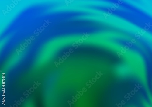 Light Blue, Green vector abstract blurred pattern.