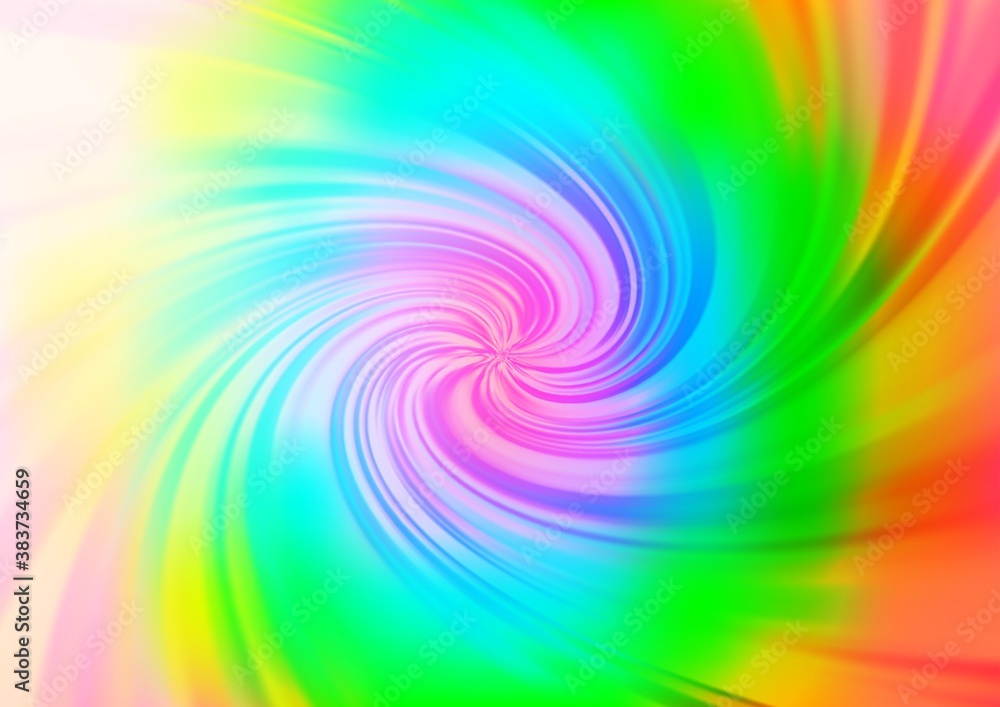 Obraz premium Light Multicolor, Rainbow vector abstract blurred pattern.