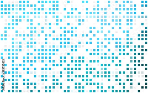Light BLUE vector seamless background with rectangles.