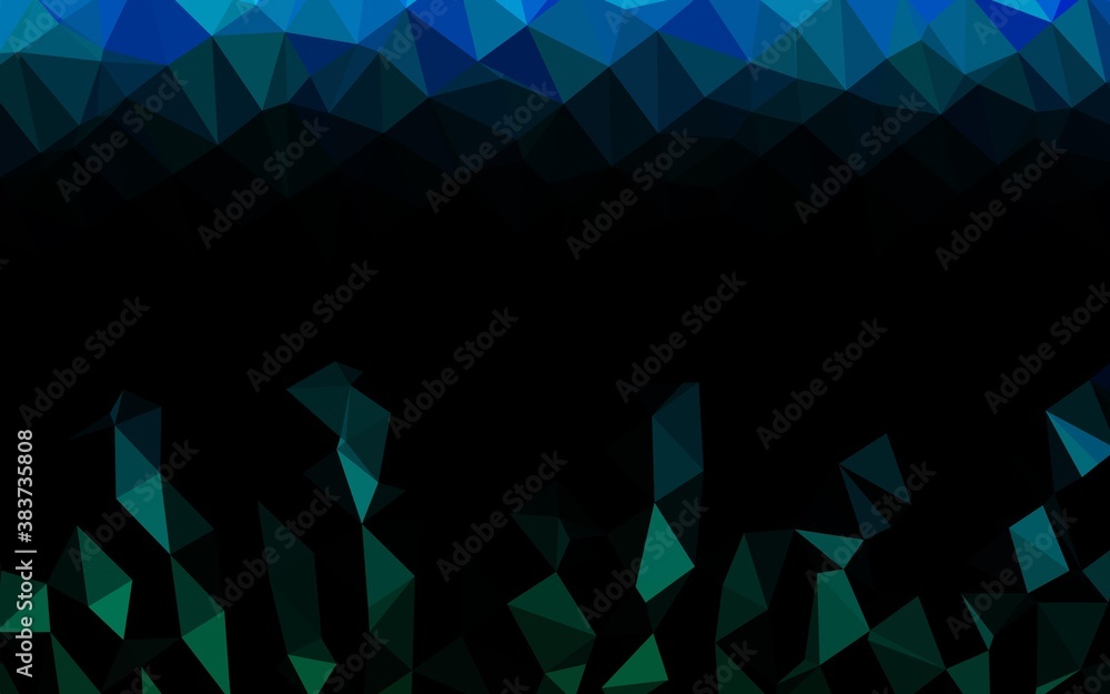 Light Blue, Green vector blurry triangle pattern. Light Blue, Green vector blurry triangle pattern.