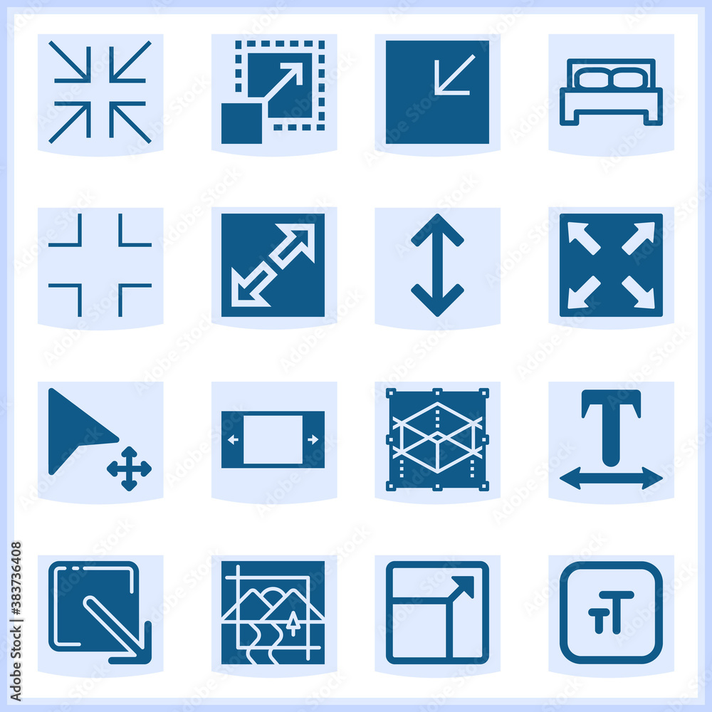 Larger related simple set. 16 filled Larger related simple set. 16 filled