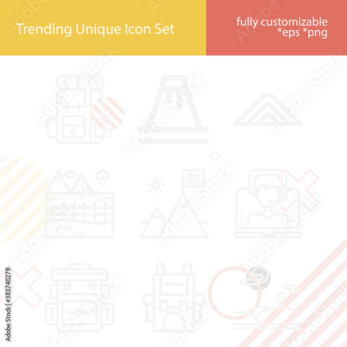 Simple set of keep related lineal icons.