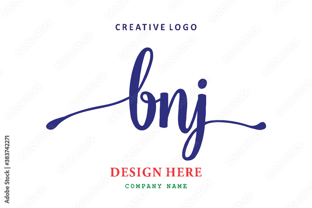 pharmacy logo composition of the letter BNJ is simple, easy to understand and authoritative pharmacy logo composition of the letter BNJ is simple, easy to understand and authoritative