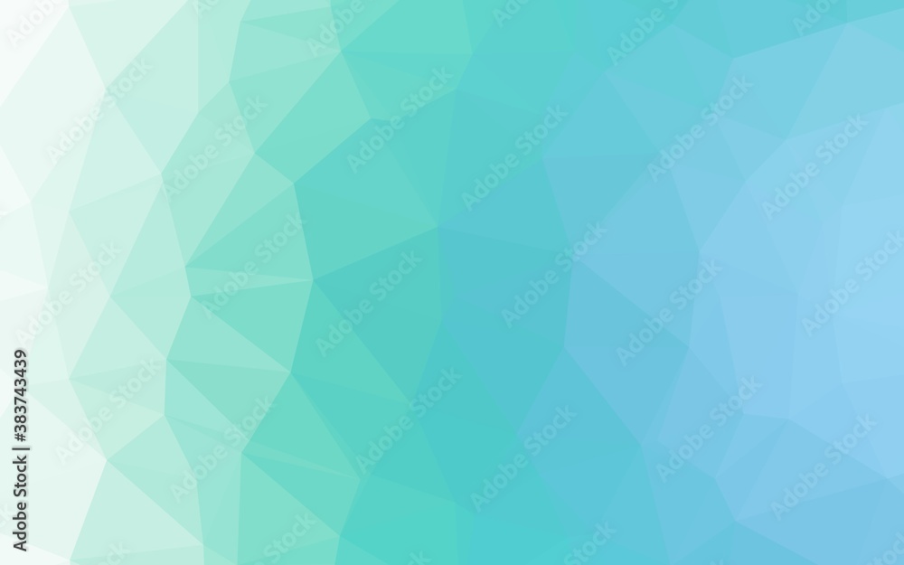 Light Blue, Green vector polygonal pattern.