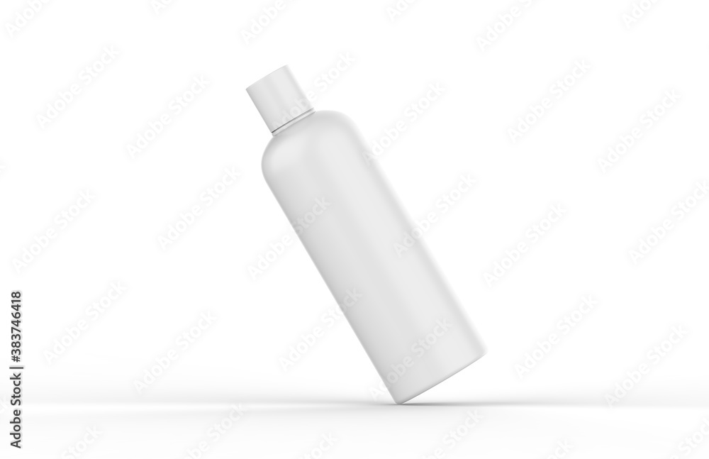 Cosmetic bottle mockup for cream, soap, foam, shampoo, lotion, gel. Cosmetic product on isolated white background, 3d illustration Cosmetic bottle mockup for cream, soap, foam, shampoo, lotion, gel. Cosmetic product on isolated white background, 3d illustration