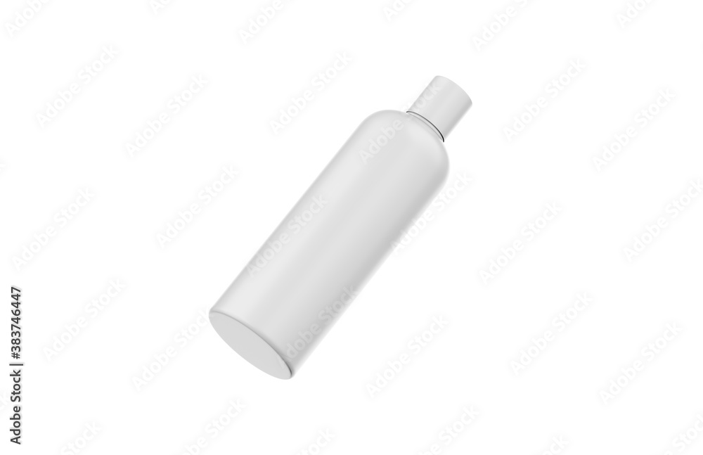Cosmetic bottle mockup for cream, soap, foam, shampoo, lotion, gel. Cosmetic product on isolated white background, 3d illustration Cosmetic bottle mockup for cream, soap, foam, shampoo, lotion, gel. Cosmetic product on isolated white background, 3d illustration