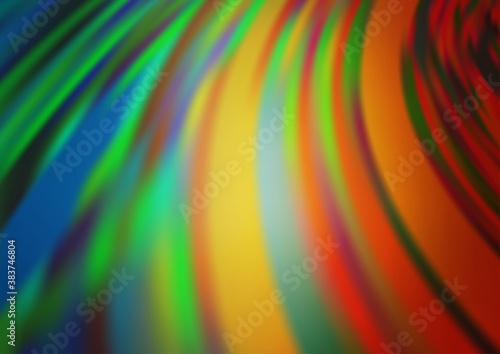 Light Green  Red vector abstract blurred background.