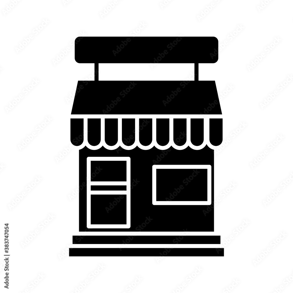 Store icon vector. flat style in trendy design Store icon vector. flat style in trendy design
