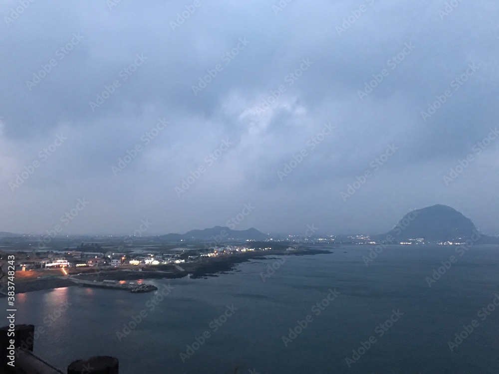 Fototapeta premium view of the port country