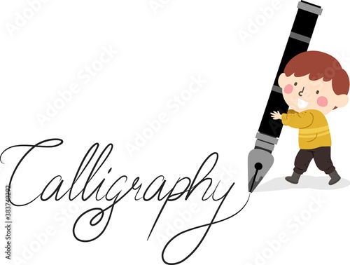 Kid Boy Fountain Pen Callig...