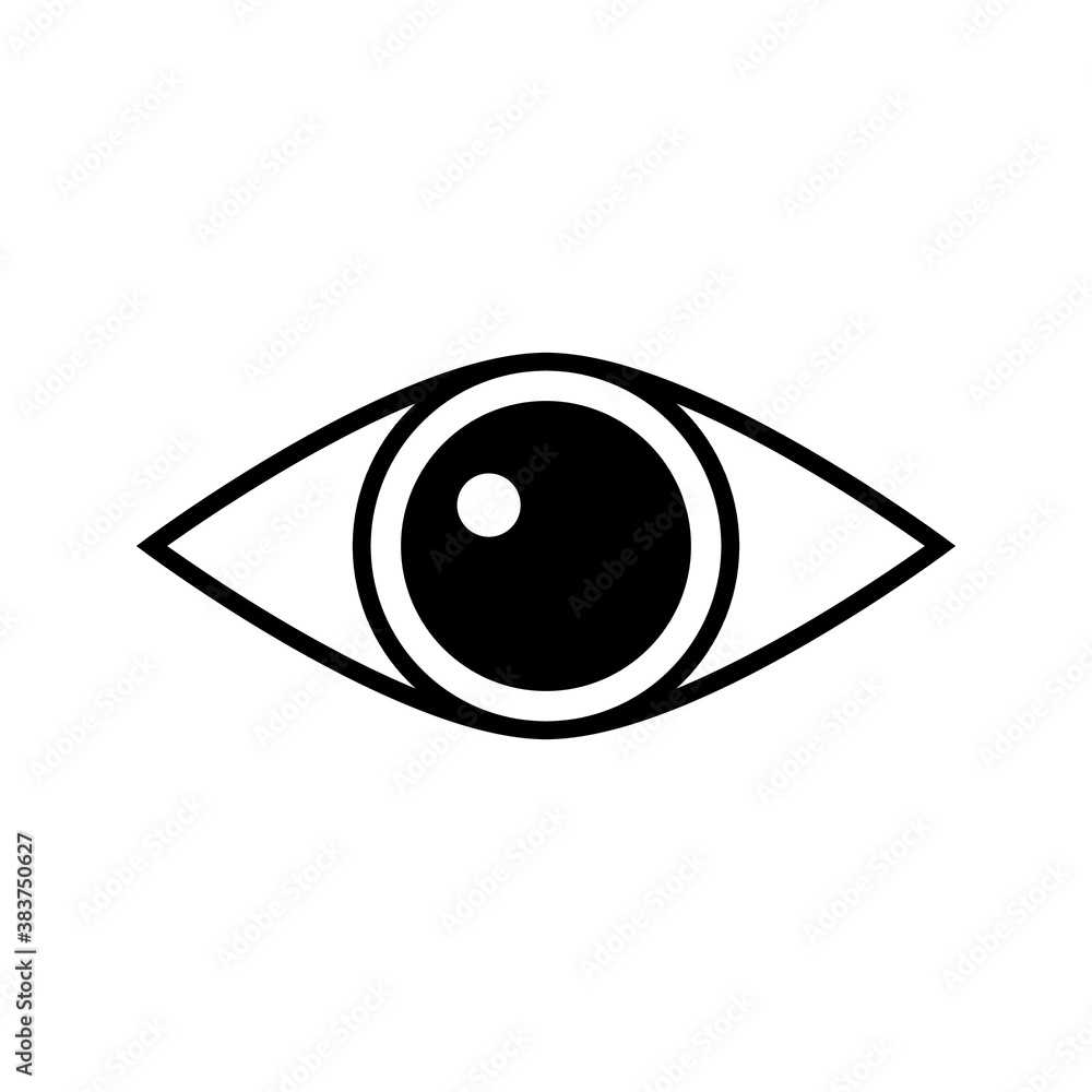 Eye Icon Vector Design for web