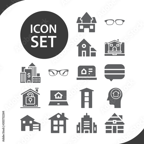 Simple set of madrid related filled icons. © Nana