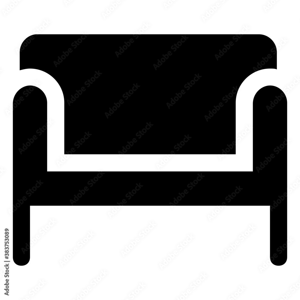 A household couch to sit on it
A household couch to sit on it