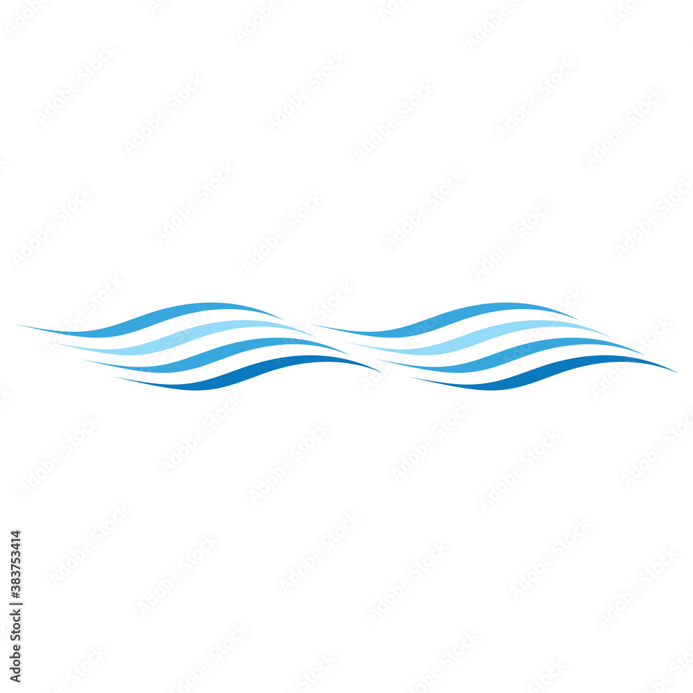 Waves Logo Template vector symbol Waves Logo Template vector symbol