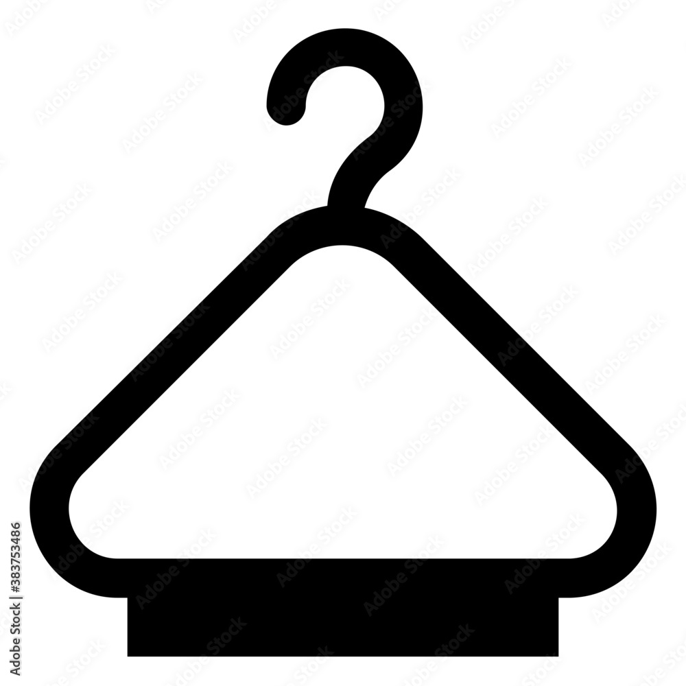 A plastic or wooden hanging tool with steel hook denoting clothes hanger concept
A plastic or wooden hanging tool with steel hook denoting clothes hanger concept