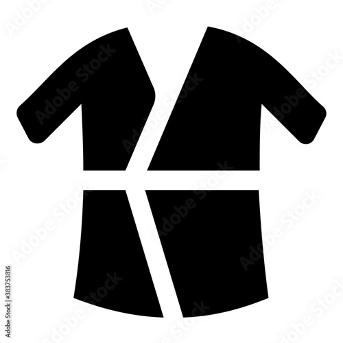 
Solid icon design of dressmaking 
