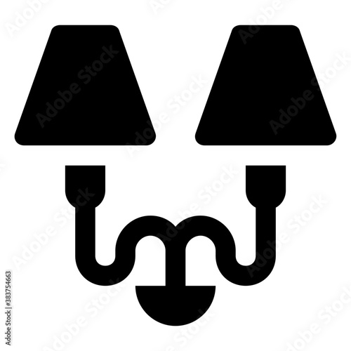 
A hanging lamp is for fixing in ceiling 
