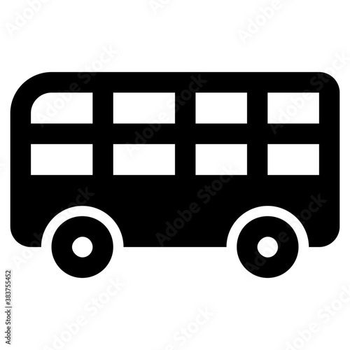 
Double portion bus is london double decker 
