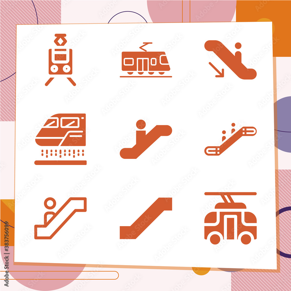 Simple set of 9 icons related to denounced Simple set of 9 icons related to denounced