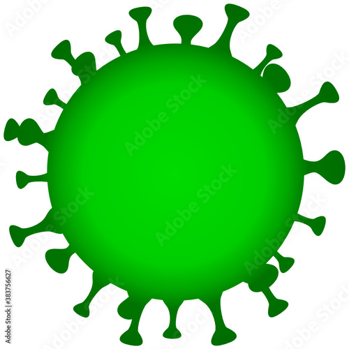 Corona-Virus grün