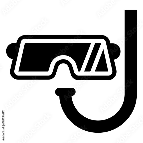 
Scuba mask for snorkeling in underwater diving 
