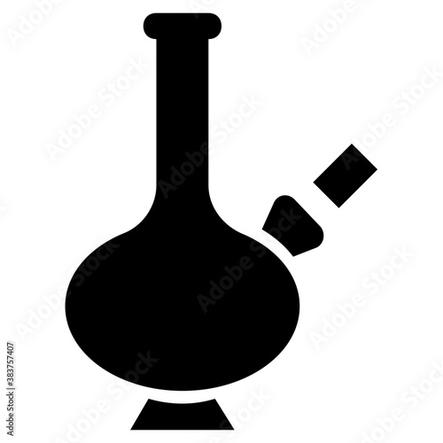 
Arabic hookah with pipe known as hubble bubble 

