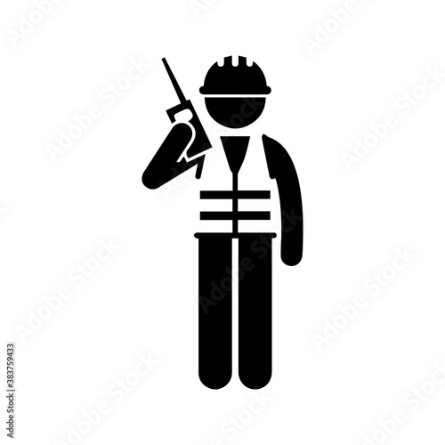 Construction communication icon