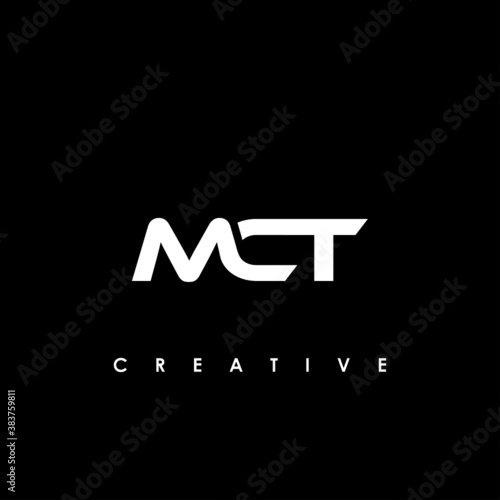 MCT Letter Initial Logo Design Template Vector Illustration photo