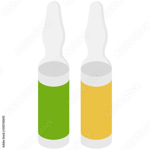 
Sealed vial for vaccination, Medical Ampoule
