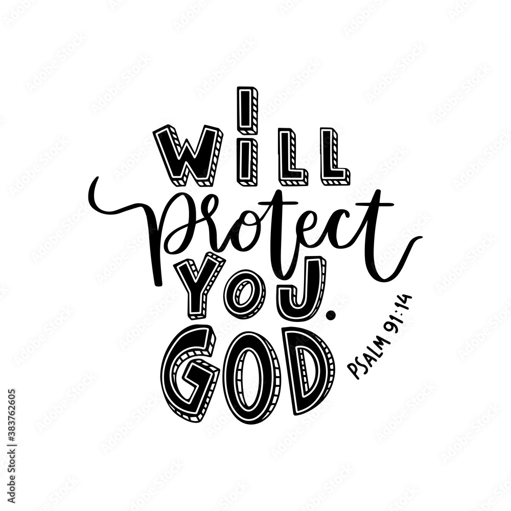 Printable Hand Lettered Quote. Scripture Hand Lettered. Psalm Bible ...