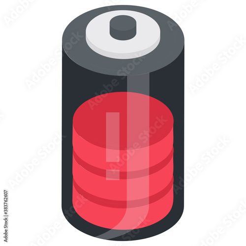 
A cell with charging battery, battery cell 
