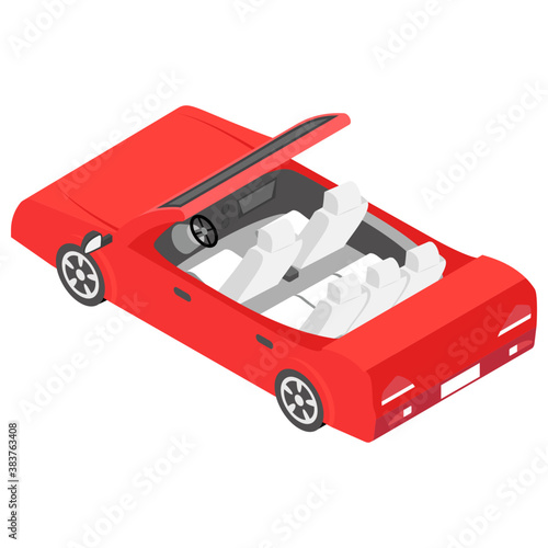 
Luxury car known as sedan 
