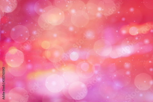 blurred colorful background sky with flare white lucent lights blurry