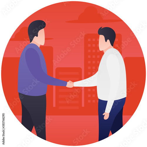 
People in one on one meeting
