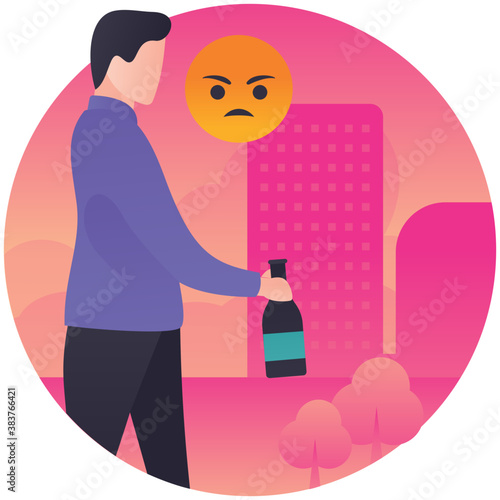
Person drinking, drunken man
