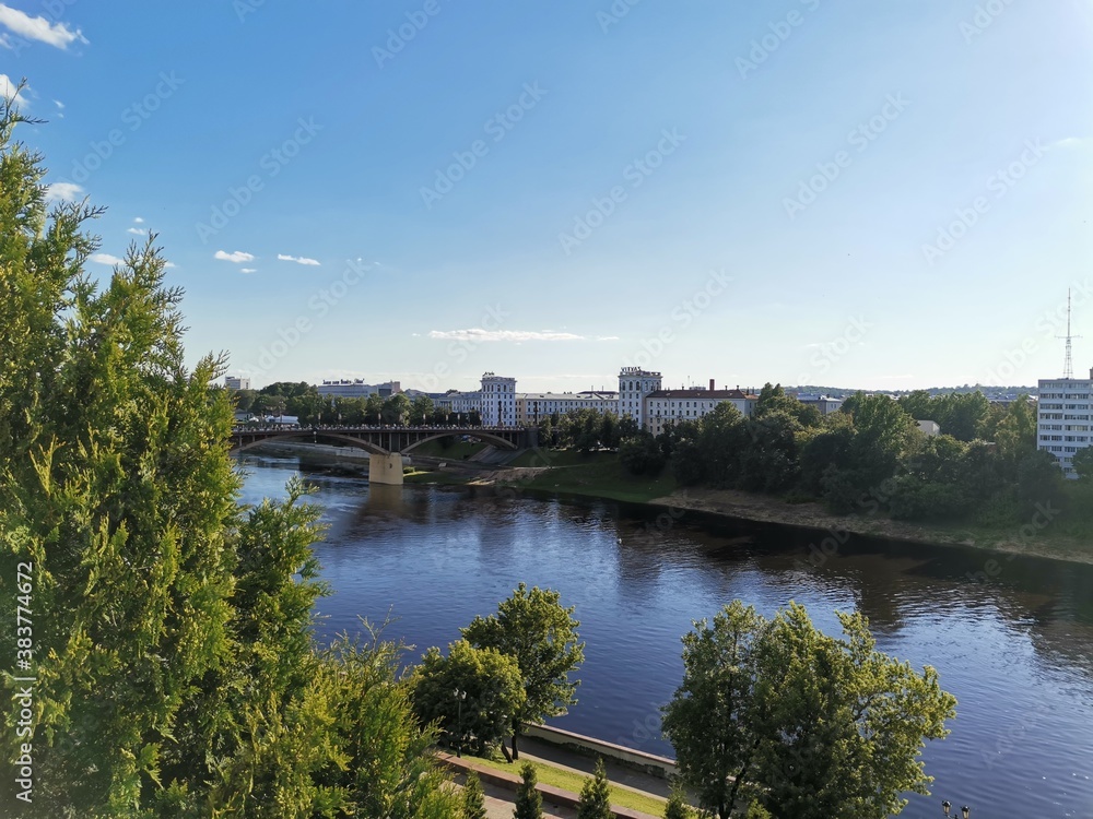 Fototapeta premium river in the city