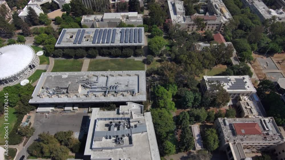 The Campus of the California Institute of Technology Cal-Tech Pasadena California Drone View The Campus of the California Institute of Technology Cal-Tech Pasadena California Drone View