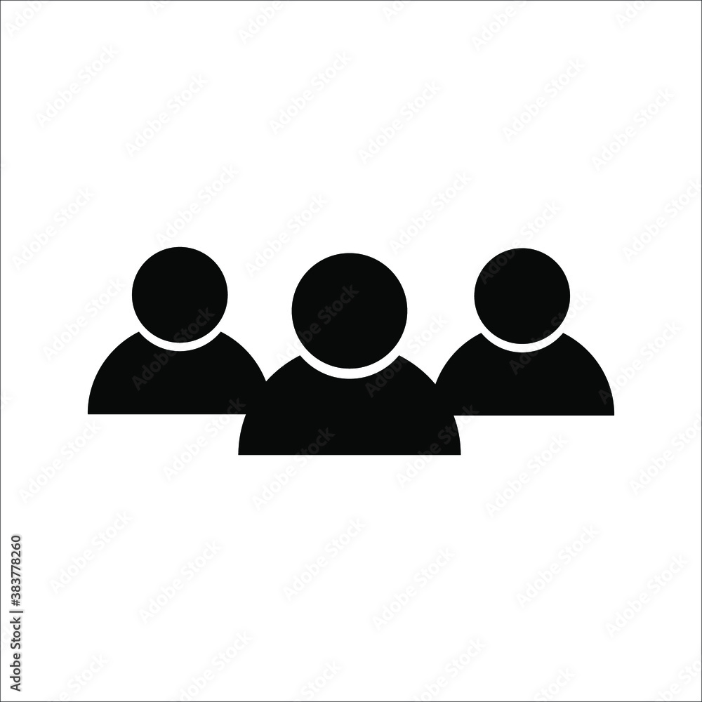 Illustration of human icon vector. User symbol icon Illustration of human icon vector. User symbol icon