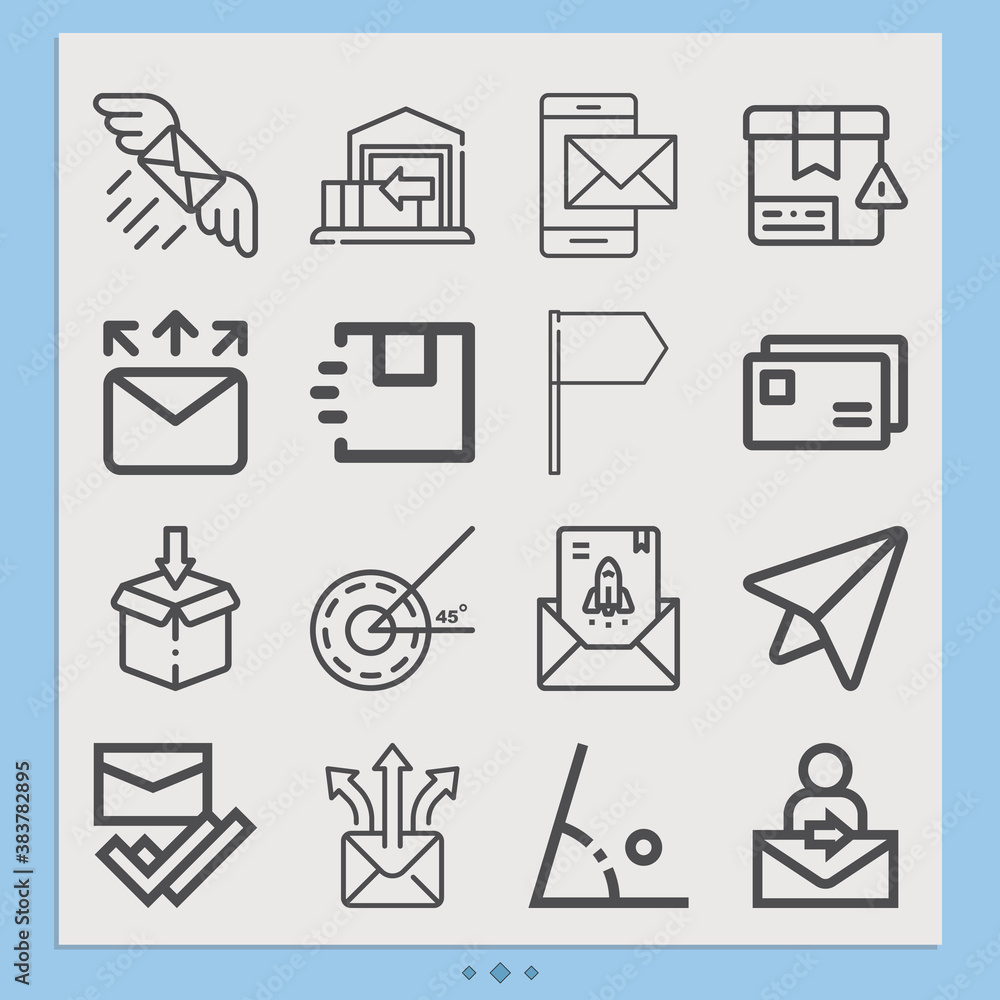 Simple set of vein related lineal icons. Simple set of vein related lineal icons.