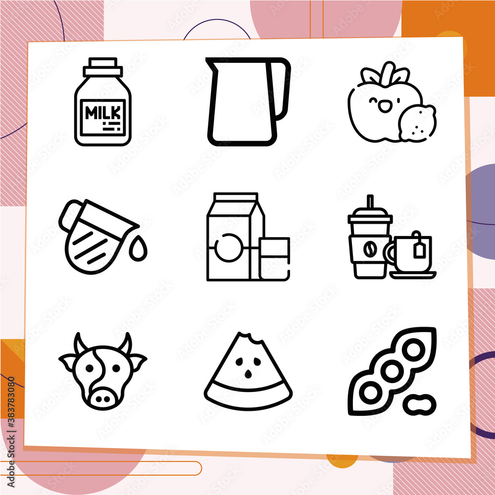 Simple set of 9 icons related to treasure state Simple set of 9 icons related to treasure state