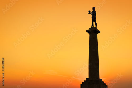 The Victor Monument, Pobednik, Kalemegdan, Belgrade, Serbia photo
