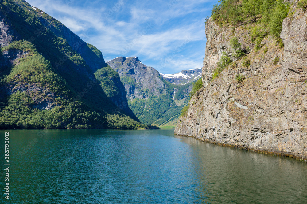 Aurlandsfjord in Norway