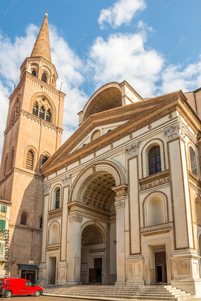 View at the Basilica of Saint Andrea in Mantova (Mantua), Italy