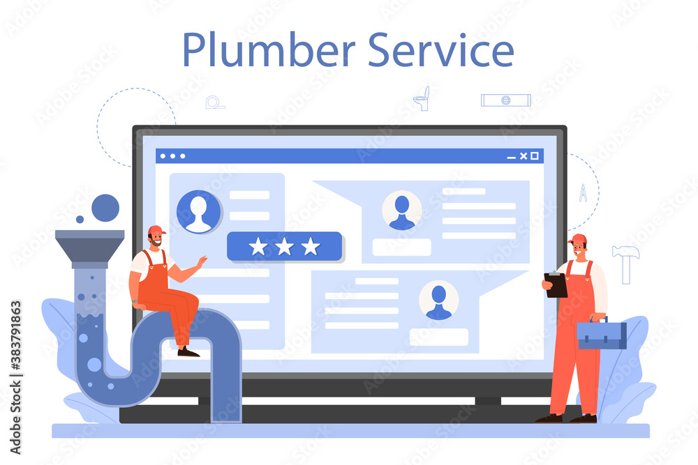 Plumber online service or platform. Plumbing service Plumber online service or platform. Plumbing service