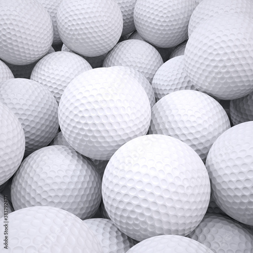 Photography Background is out of golf balls