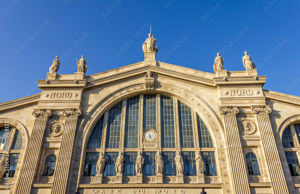 Gare du Nord, train station in Paris