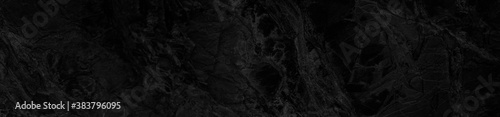 Black abstract background. Black stone rock grunge background. Dark rock texture. Grunge web banner.