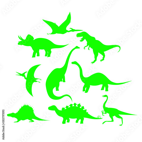 Fototapeta Naklejka Na Ścianę i Meble -  illustration of a dinosaur